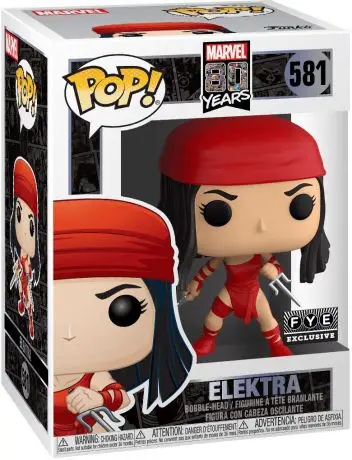 Figurine pop Elektra - Marvel 80 ans - 1