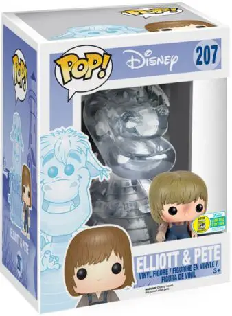 Figurine pop Elliott & Pete - 15 cm & Translucide - 2 pack - Peter et Elliott le dragon - 1