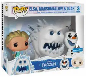 Figurine Elsa, Guimauve et Olaf – 3 Pack – Frozen – La reine des neiges