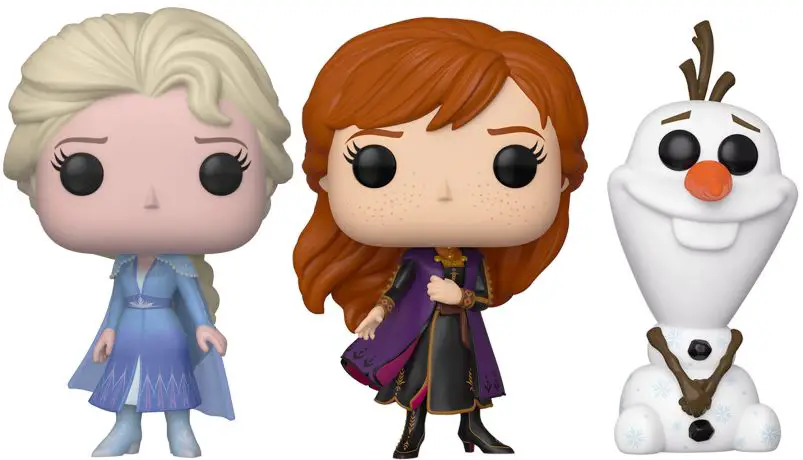 Figurine pop Elsa, Olaf & Anna - 3 pack - Frozen 2 - La reine des neiges 2 - 2