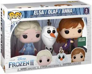 Figurine Elsa, Olaf & Anna – 3 pack – Frozen 2 – La reine des neiges 2