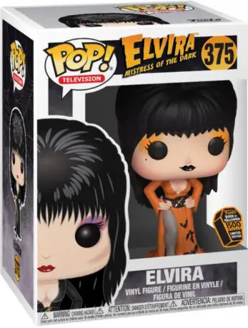 Figurine pop Elvira en Robe Orange - Elvira, Maîtresse des Ténèbres - 1