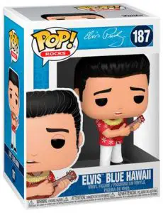 Figurine Elvis Hawaï bleu – Elvis Presley- #187