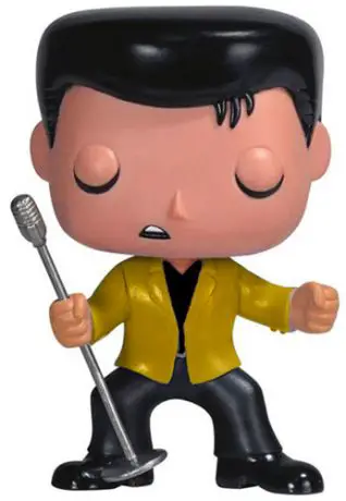 Figurine pop Elvis Presley 1950's - Métallique Or - Elvis Presley - 2