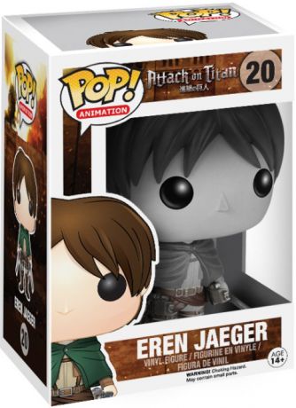Figurine pop Eren Jaeger - Noir & Blanc - L'Attaque des Titans - 1