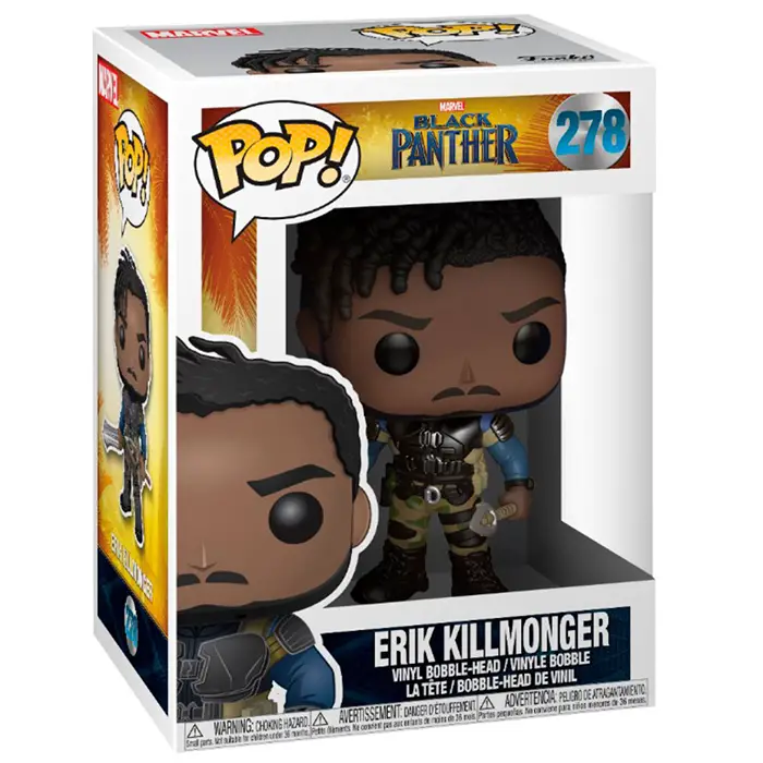 Figurine pop Erik Killmonger - Black Panther - 2
