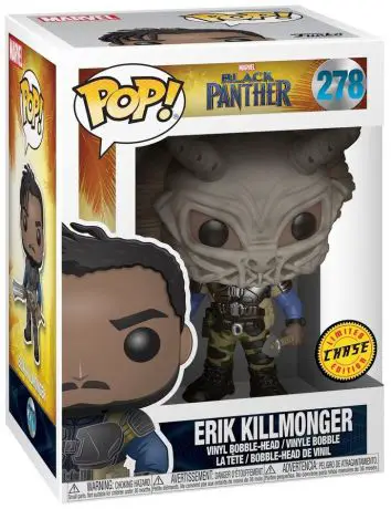 Figurine pop Erik Killmonger avec masque - Black Panther - 1