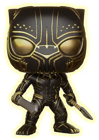 Figurine pop Erik Killmonger - Glow Panther - Black Panther - 2