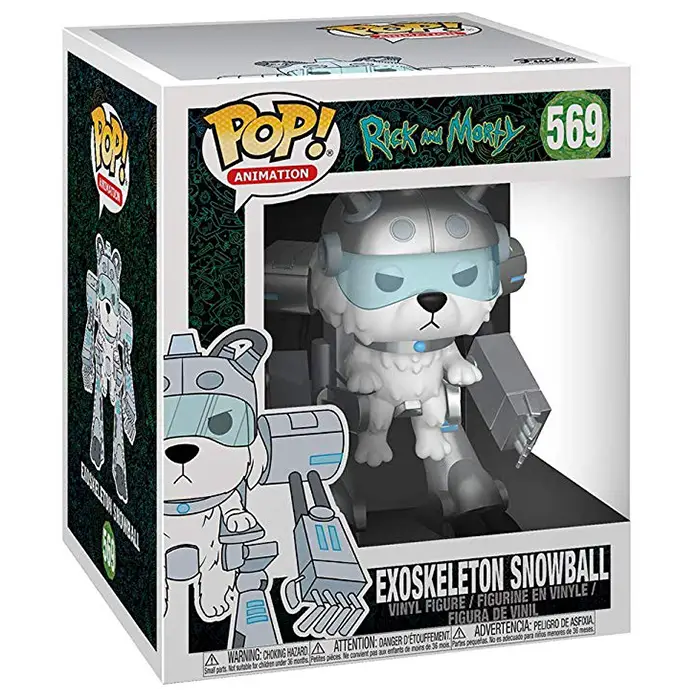 Figurine pop Exoskeleton Snowball - Rick et morty - 2