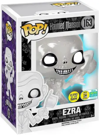 Figurine pop Ezra Blanc - Pailleté & Brillant dans le noir - Haunted Mansion - 1