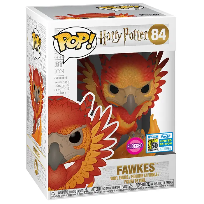 Figurine pop Fawkes flocked - Harry Potter - 2