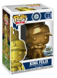 Figurine Felix Hernandez « Roi Felix » – Or – MLB : Ligue Majeure de Baseball- #1