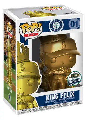 Figurine pop Felix Hernandez "Roi Felix" - Or - MLB : Ligue Majeure de Baseball - 1