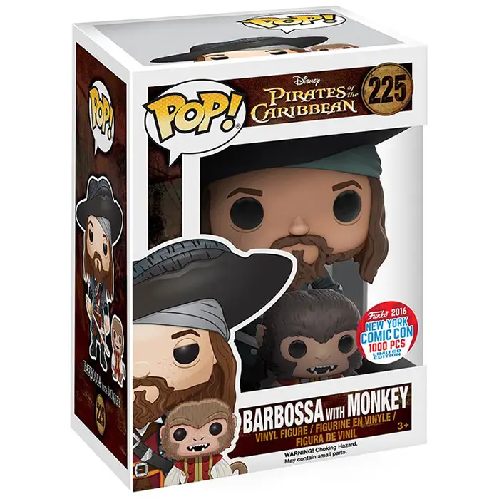Figurine pop Figurines Barbossa and monkey - Pirates Des Caraïbes - 2