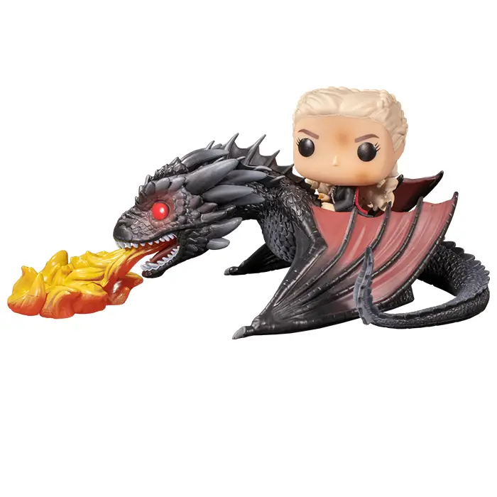 Figurine pop Figurines Daenerys and Fiery Drogon - Game Of Thrones - 1