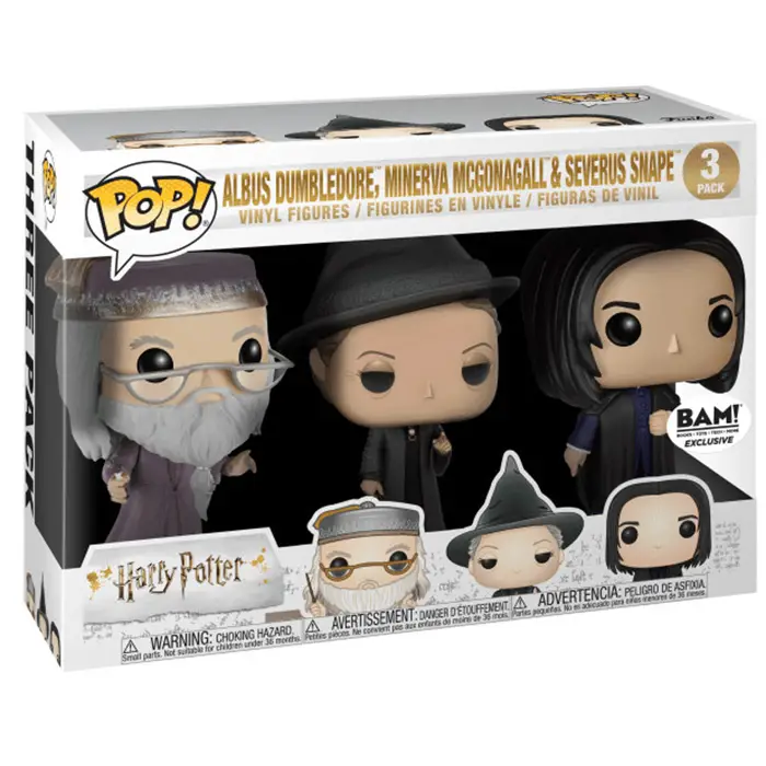 Figurine pop Figurines Dumbledore, McGonagall et Snape - Harry Potter - 2