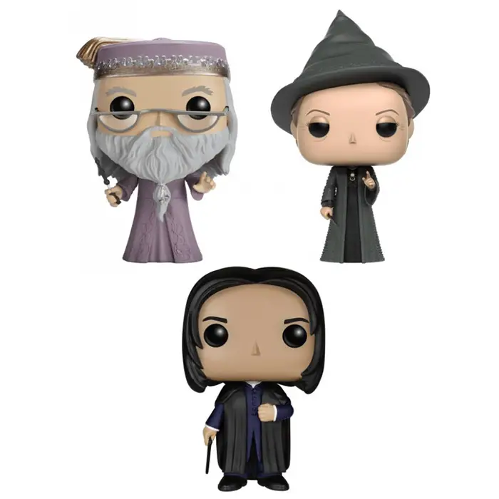 Figurine pop Figurines Dumbledore, McGonagall et Snape - Harry Potter - 1