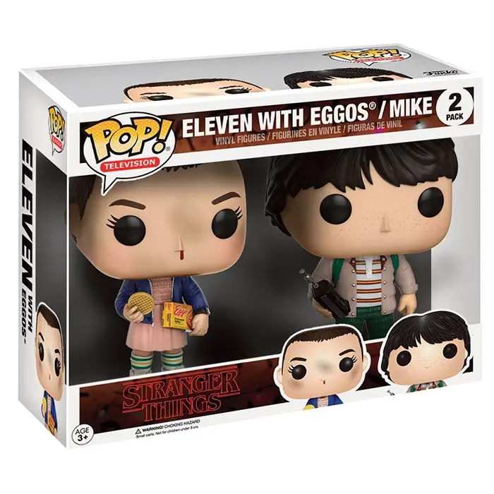 Figurine pop Figurines Eleven with eggos et Mike - Stranger Things - 2