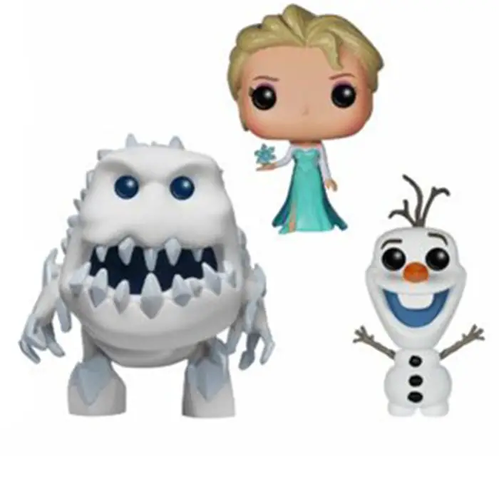 Figurine pop Figurines Elsa, Marshmallow et Olaf - Frozen - La reine des neiges - 1