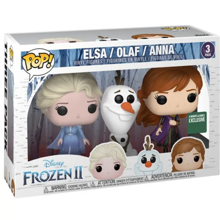 Figurine pop Figurines Elsa, Olaf & Anna - Frozen 2 - La reine des neiges 2 - 2