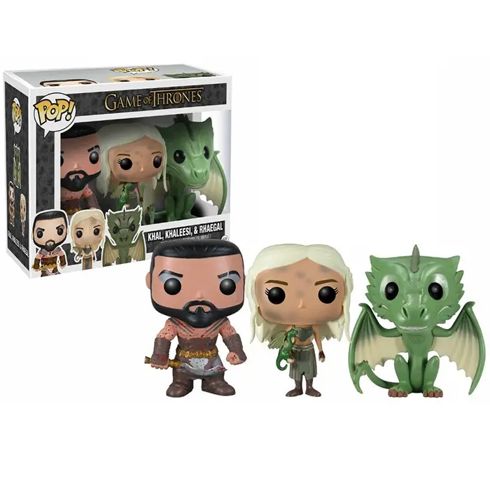 Figurine pop Figurines Khal, Khaleesi et Rhaegal - Game Of Thrones - 2