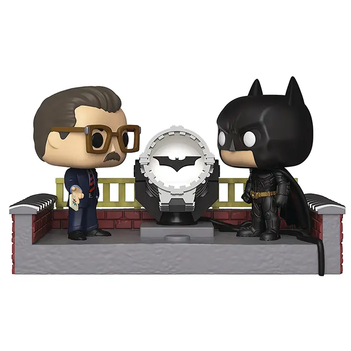 Figurine pop Figurines Movie Moments Batman and Commissionner Gordon - Batman Begins - 1