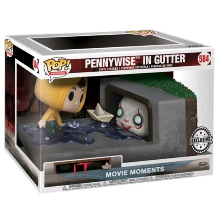 Figurine pop Figurines Movie Moments Pennywise In Gutter - Ça - 2
