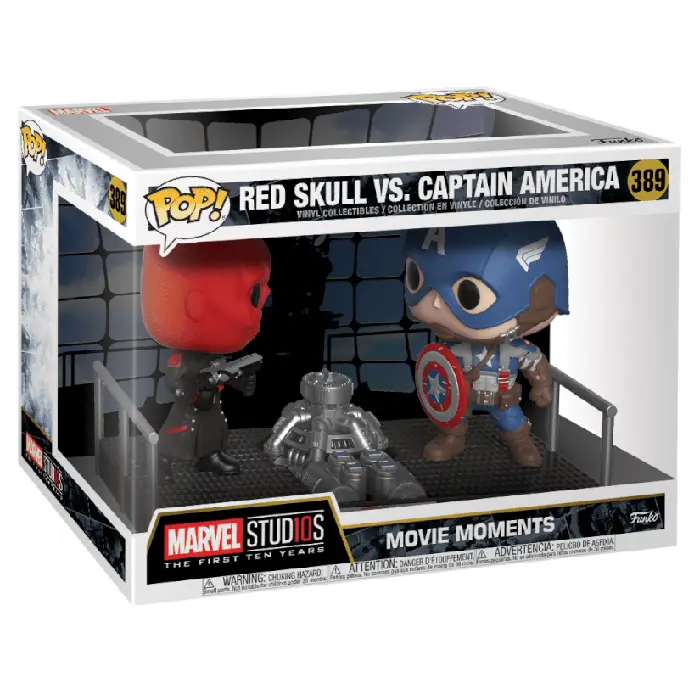 Figurine pop Figurines Movie Moments Red Skull VS Captain America - Captain America - 2