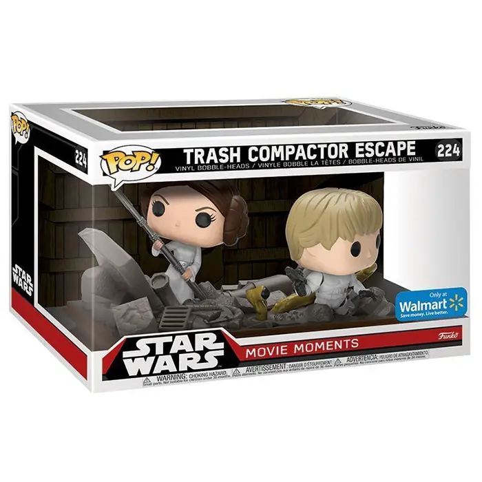 Figurine pop Figurines Movie Moments Trash compactor escape - Star Wars - 2