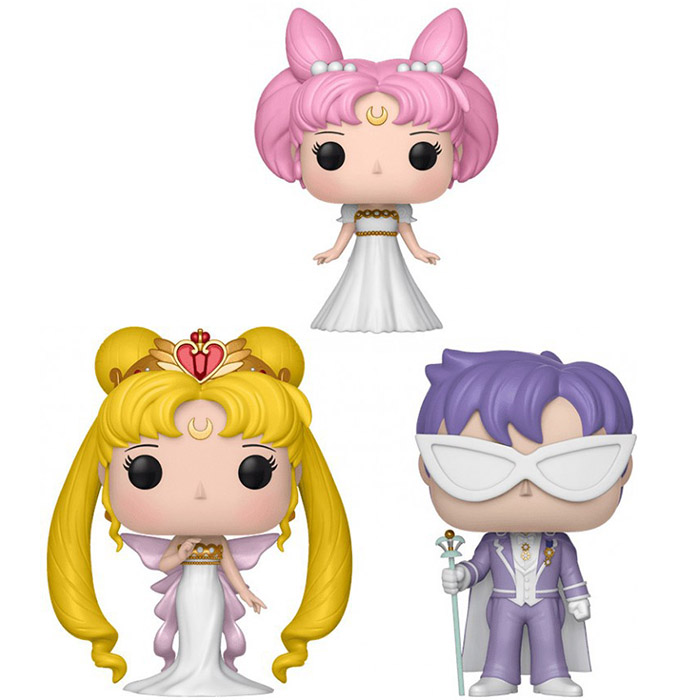 Figurine pop Figurines Neo Queen Serenity, Small Lady & King Endymion - Sailor Moon - 1