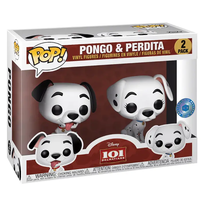 Figurine pop Figurines Pongo et Perdita - Les 101 dalmatiens - 2