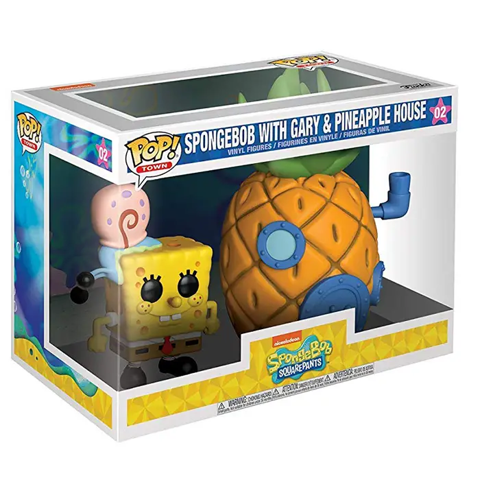 Figurine pop Figurines Spongebob With Gary and Pineapple House - Bob l'éponge - 2