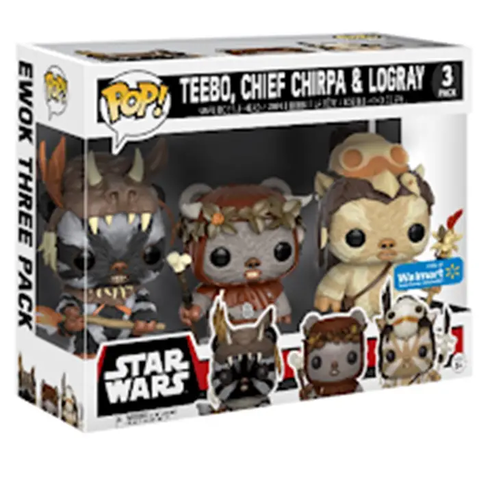 Figurine pop Figurines Teebo, Chief Chirpa et Logray - Star Wars - 2