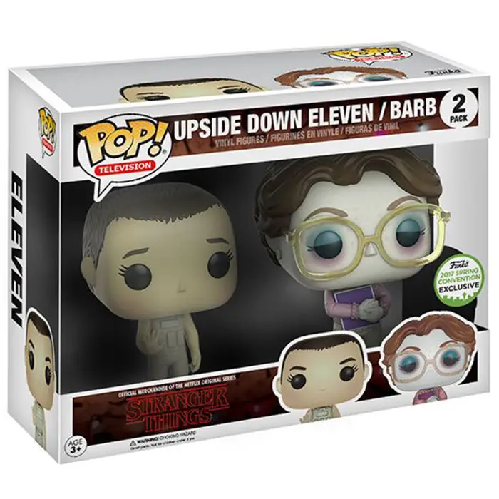 Figurine pop Figurines Upside Down Eleven et Barb - Stranger Things - 2