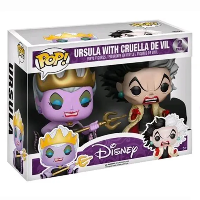 Figurine pop Figurines Ursula et Cruella De Vil - Disney - 2