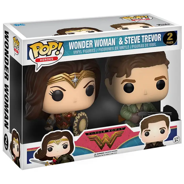 Figurine pop Figurines Wonder Woman et Steve Trevor - Wonder Woman - 2