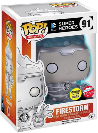 Figurine pop Firestorm (White Lantern) - Brillant dans le noir - DC Super-Héros - 1
