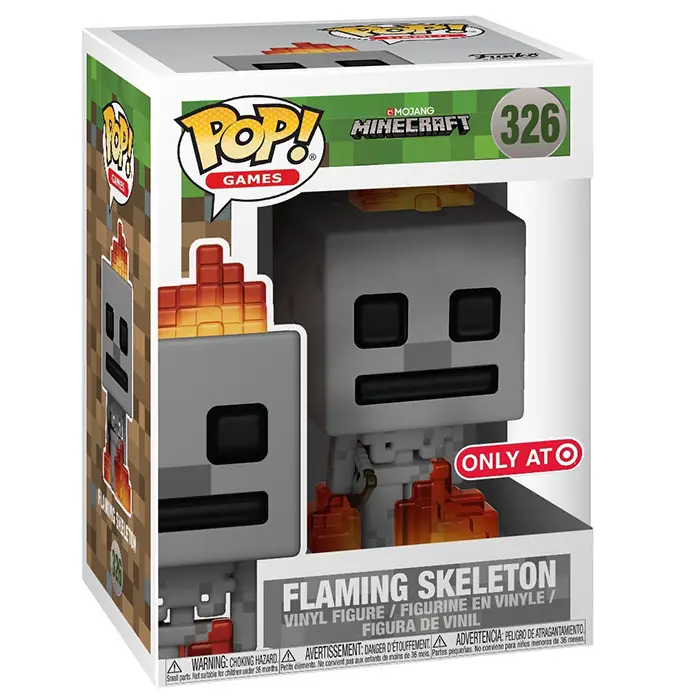 Figurine pop Flaming Skeleton - Minecraft - 2