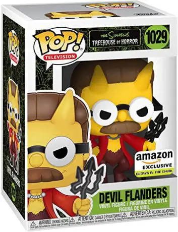 Figurine pop Flanders en Diable - Glow in the dark - Les Simpson - 1