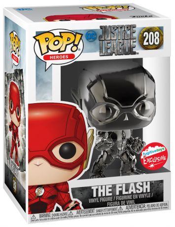 Figurine pop Flash - Chome Noir - Justice League - 1