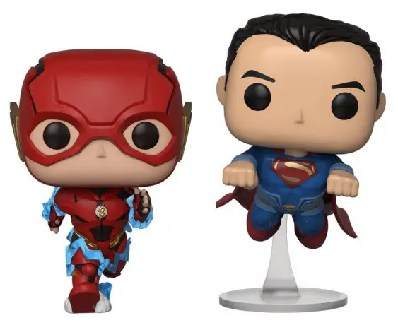 Figurine pop Flash & Superman - Course - 2 Pack - Justice League - 2