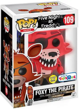 Figurine pop Foxy Pirate - Brillant dans le noir - Five Nights at Freddy's - 1