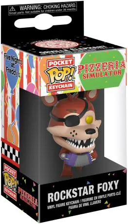 Figurine pop Foxy Rockstar - Porte-clés - Five Nights at Freddy's - 1