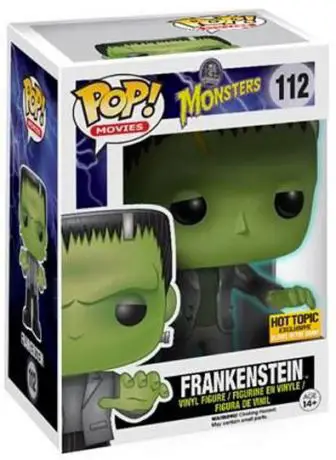 Figurine pop Frankenstein - Brille dans le noir - Universal Monsters - 1