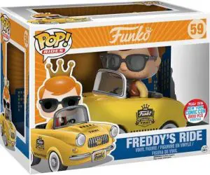 Figurine Freddy en Voiture (Taxi New-Yorkais) – Freddy Funko- #59