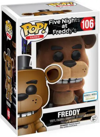 Figurine pop Freddy Fazbear - Floqué - Five Nights at Freddy's - 1