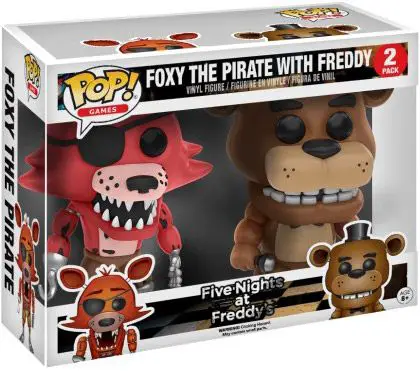 Figurine pop Freddy & Foxy - 2 pack - Five Nights at Freddy's - 1