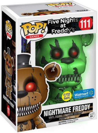 Figurine pop Freddy l'Ours Cauchemar - Brillant dans le noir - Five Nights at Freddy's - 1