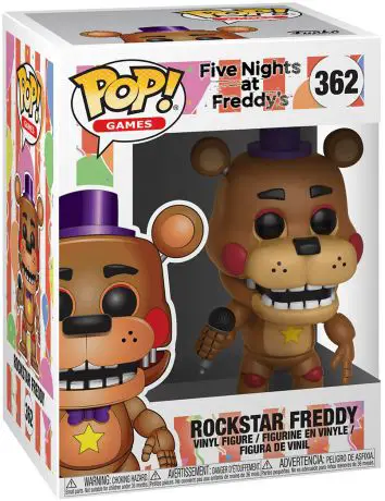 Figurine pop Freddy l'Ours Rockstar - Five Nights at Freddy's - 1