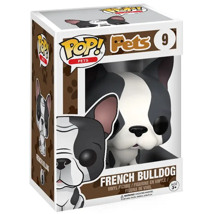 Figurine pop French Bulldog blanc et gris - Pets - 2